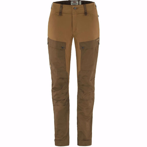 Fjällräven Keb Trousers Curved W Timber Brown-Chestnut