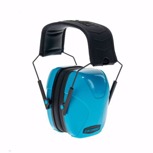 E-Max Youth Passive Earmuff Neon Blue